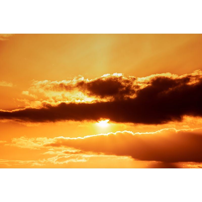 Blue Sky with White Clouds Home Decoration Sitting Room Wall Decor, Waterproofing