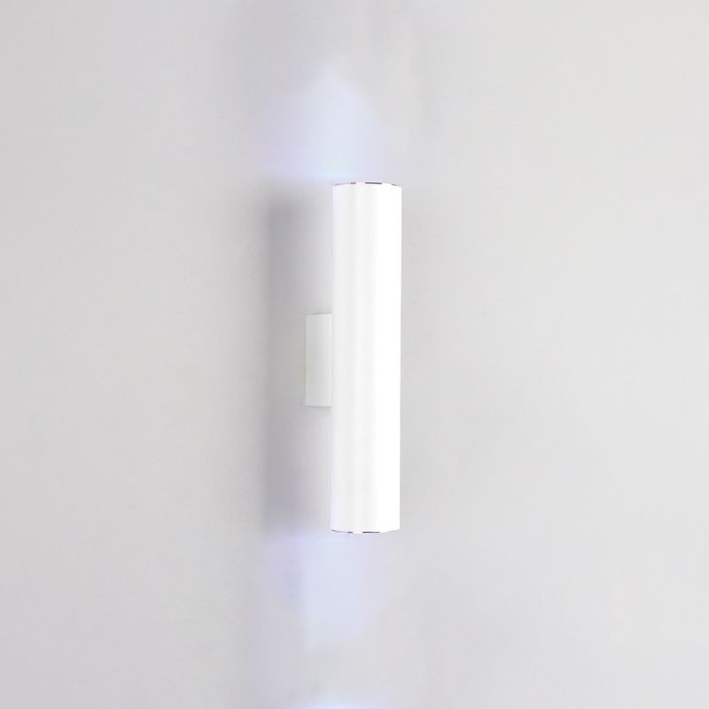 Modern Creative Wall Lamp Aluminium Cylindrical Wall Sconce for Living Room