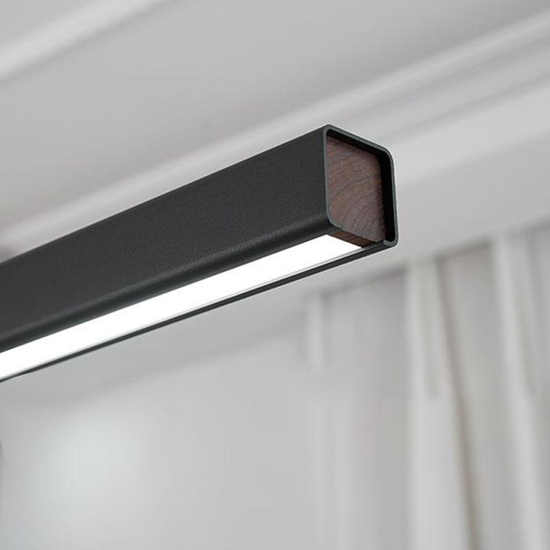 Lámpara de lámpara de techo nórdica LED moderno Luz lineal largo para comedor para comedor