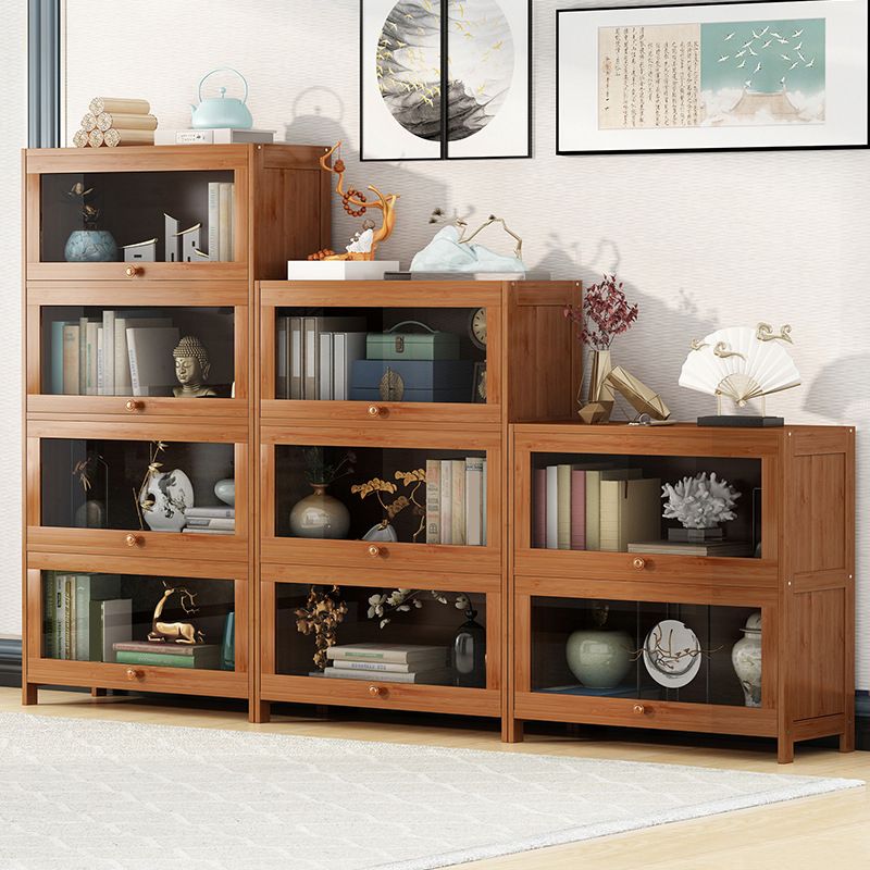 Urban Shelf Bookcase Engineered Wood Book Shelf with Cabinets for Study Room