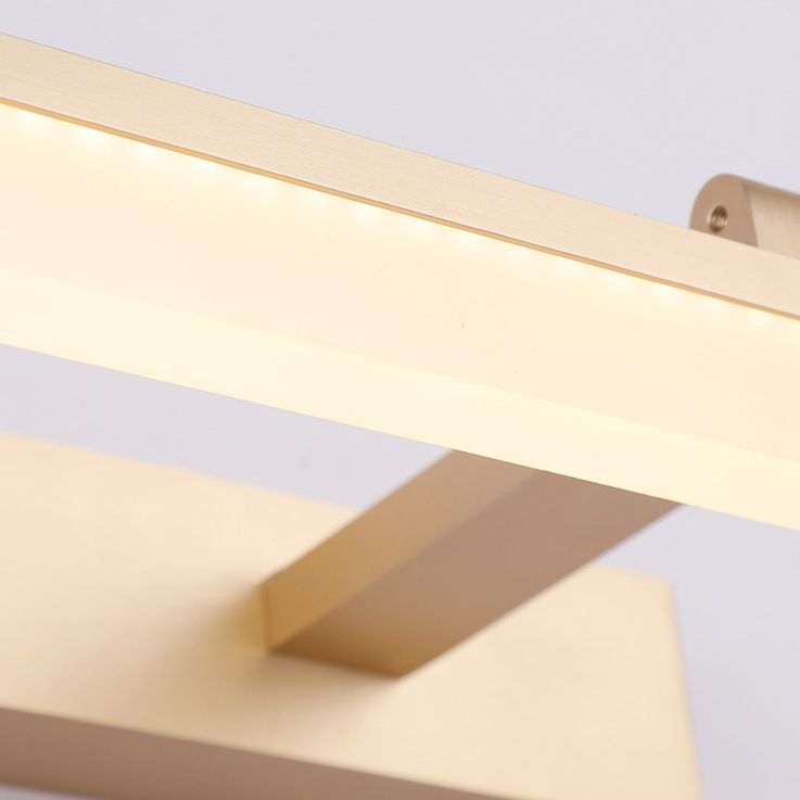 Acrylschatten 180 ° Verstellbares LED-Eitelkeitslicht Anti-Fogge wasserdichtes Make-up-Spiegellampe für Bad Waschtisch