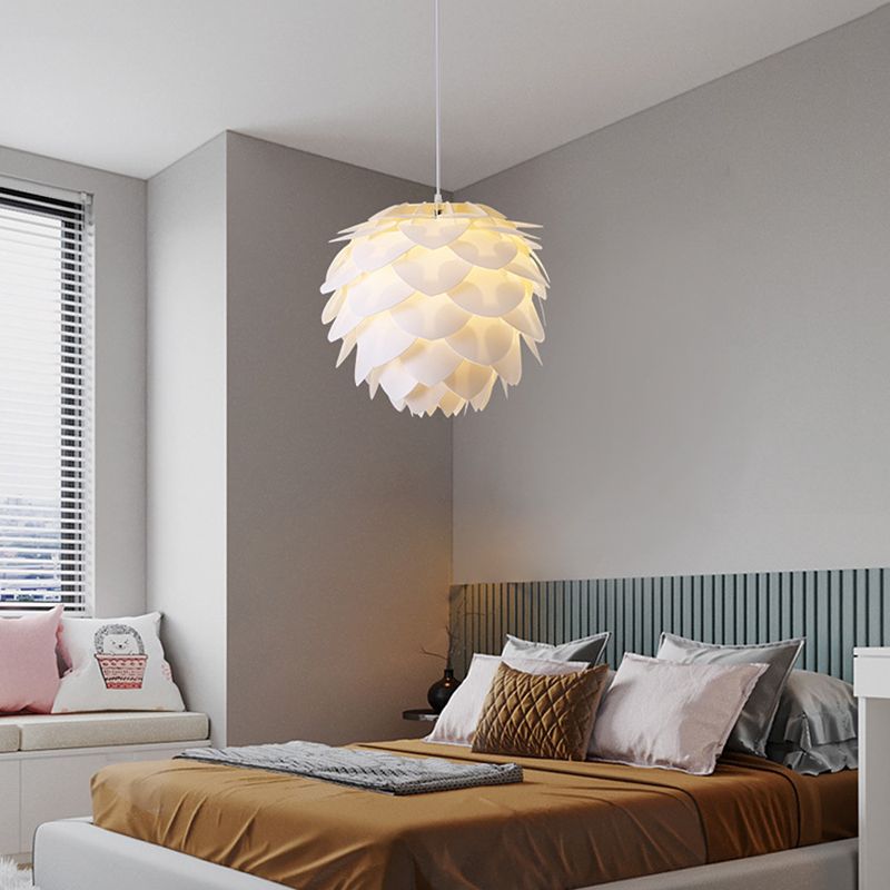 1 Light Pendant Modern Simple Style Ceiling Hanging Light Fixtures for Bedroom
