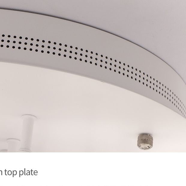 Acrylkreuzende Ringe LED -Deckenleuchte minimalistischer Stil halb Flush Mount Leuchte in Weiß