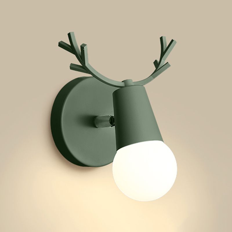 Modern Style Geometric Wall Mounted Lamps Metal 1 Light Wall Light Sconces