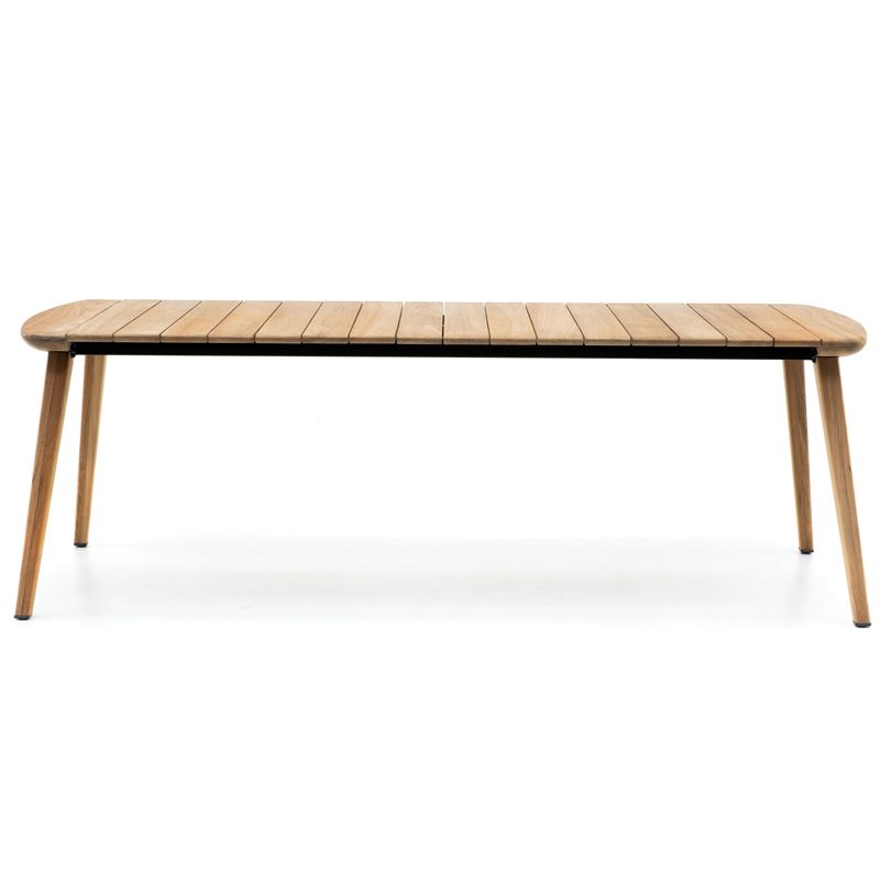 Rectangular Patio Dining Table Set 1/5/6 Pcs Modern Wood Dining Table Set