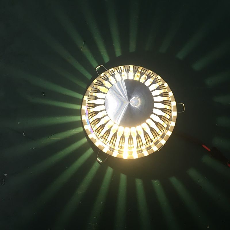 Modern Style Indoor RGB Wall Lamp Sunflower Shaped Aluminum Ambiance Decorative LED Sconce Light for Restaurants Bar