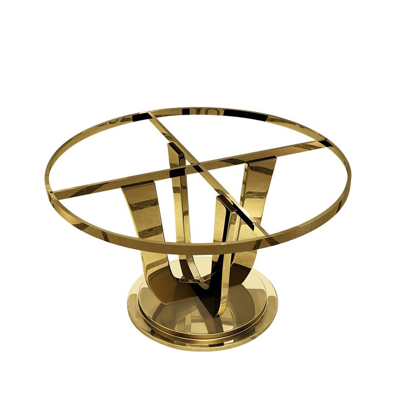 Round Convertible Dining Table Pedestal Table for Kitchen Dining Room