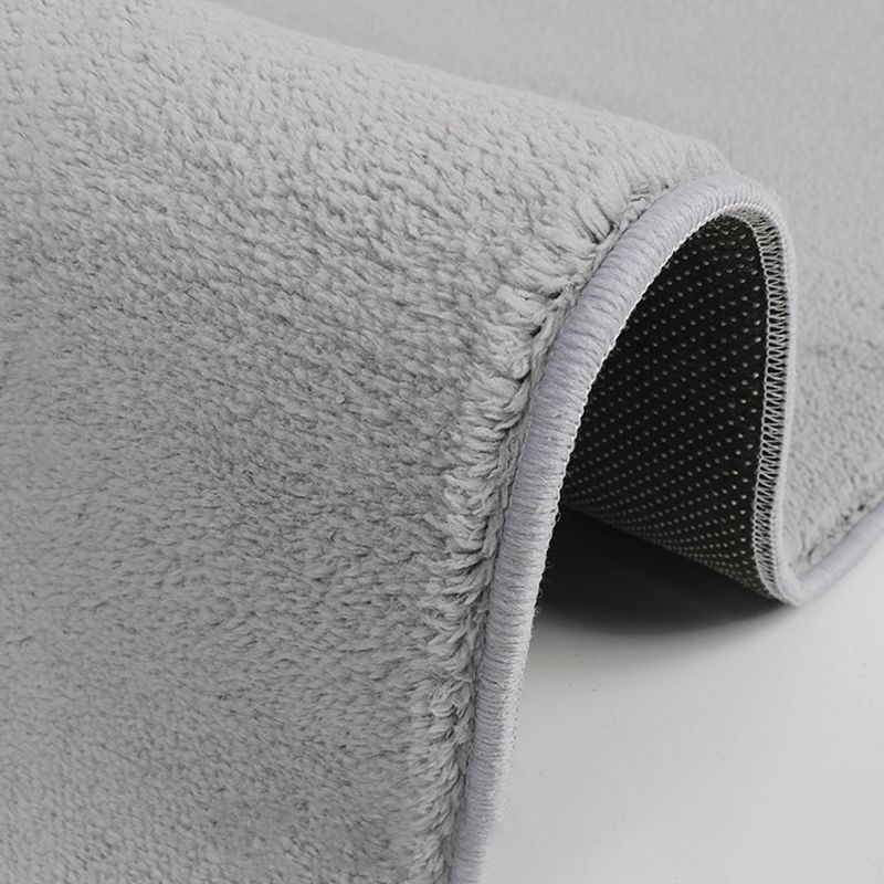 Fancy effen kleur tapijt wit polyester tapijt antislip rug voor woondecoratie