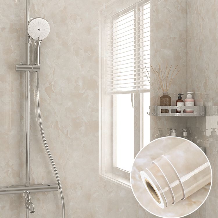 Modern Backsplash Wall Tile PVC Rectangular Self Adhesive Wallpaper for Bathroom