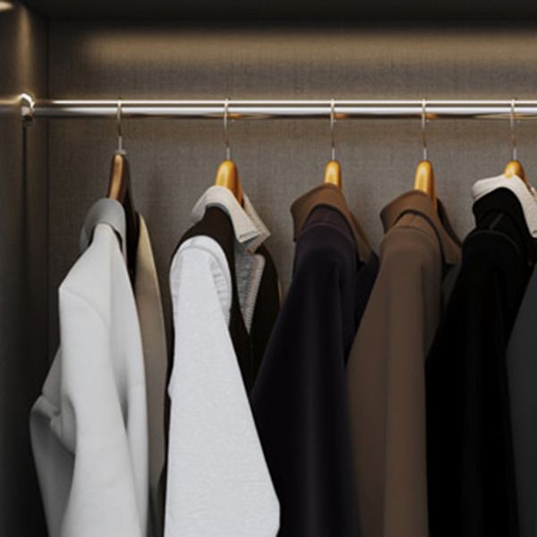 Bedroom Sliding Door Storage Cabinet Manufactured Wood Modern Cabinet