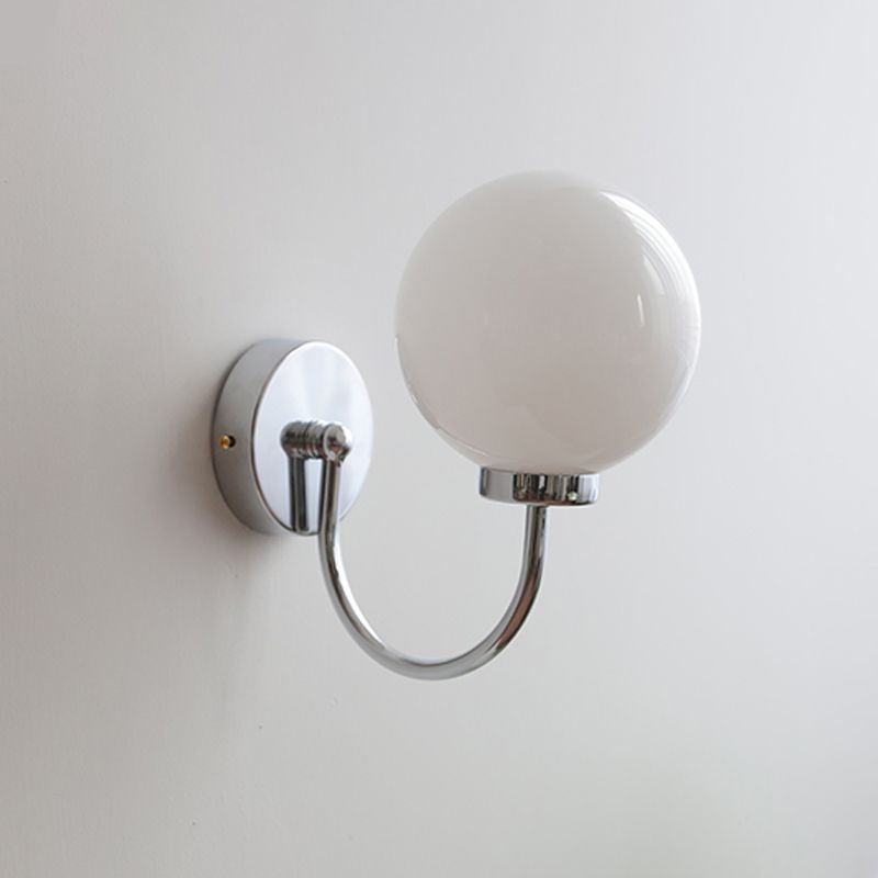 Éclair de paroi de la teinte en verre Style moderne 1 luminaire mural d'éclairage en laiton