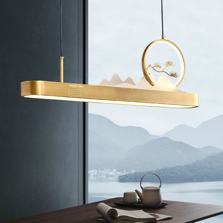 Luces LED lineales de 1 luces lineales de iluminación de la isla china para el comedor