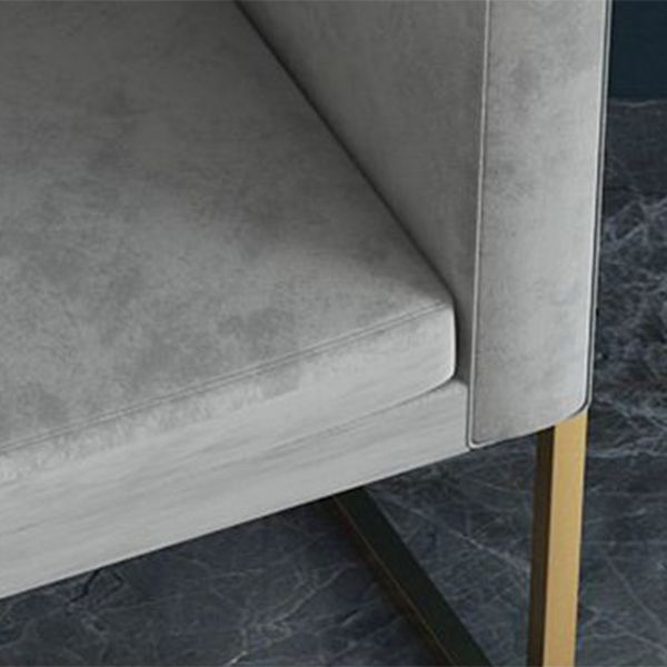 Sillas de comedor tapizadas de estilo contemporáneo, sillas con respaldo sólido para el hogar