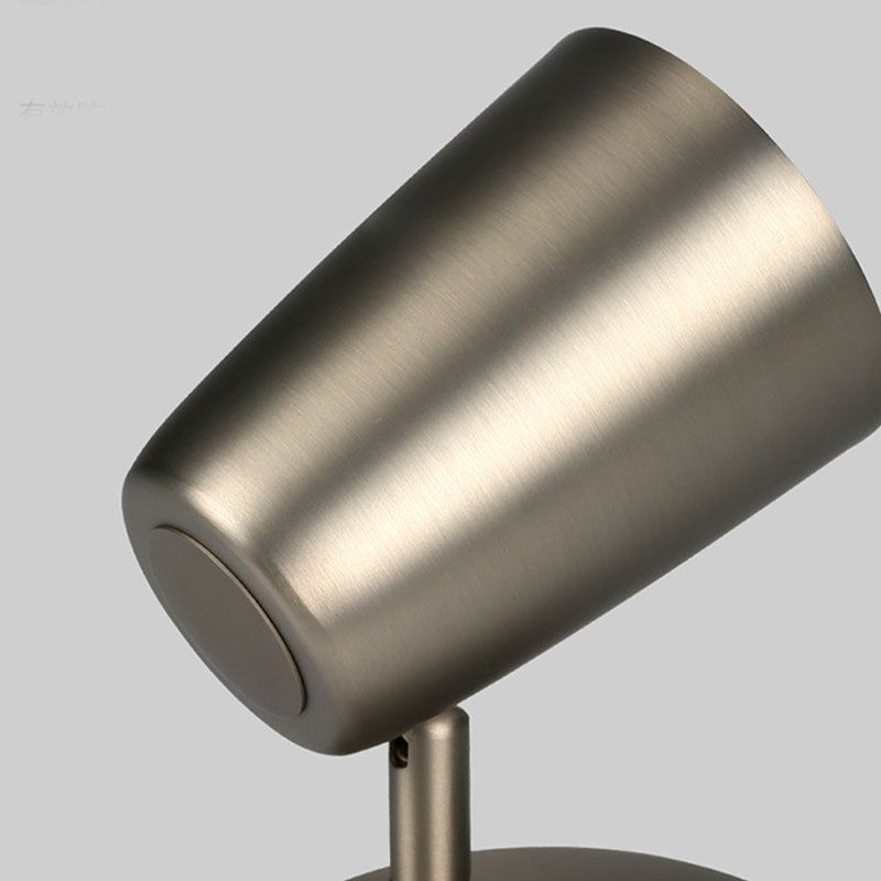 Accesorios de iluminación de pared de cilindro estilo industrial de metal 1 lámpara de luz de pared ligera