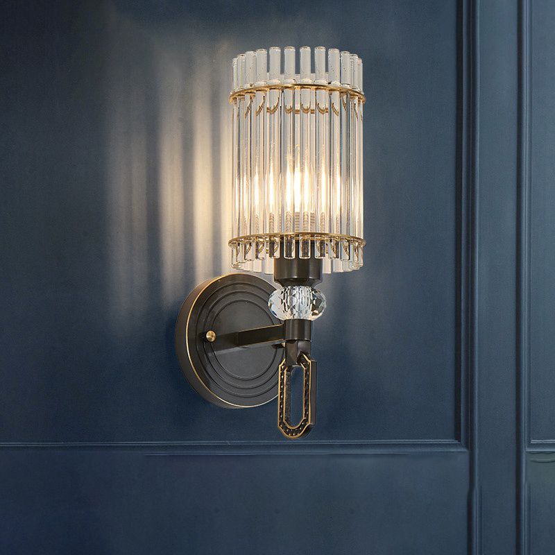 1/2 luci cilindri illuminazione con appliquota con applique da parete tradizionale tradizionale cernello k9 da parete cristallina lampada