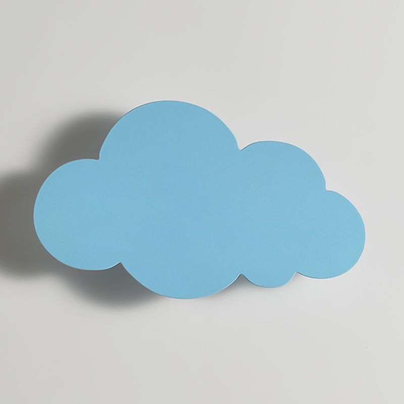 Cartoon semplicità nuvola a parete leggera Montaggio a parete metallico Lampada per camera da letto