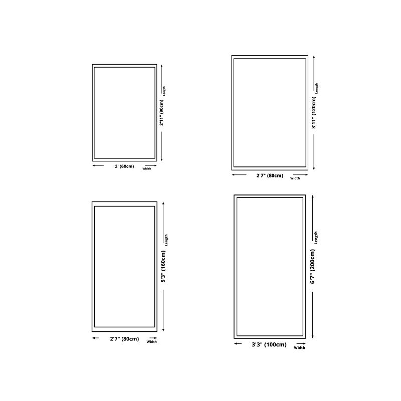 Natural Feather Pattern Carpet Polyester Indoor Rug Non-Slip Backing Area Rug for Living Room