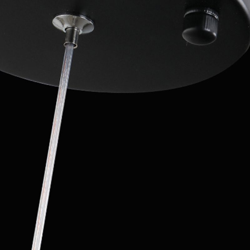 Luce a sospensione in ferro elettroplato in stile moderno in stile di lusso Crystal Square Hanging Lampada per sala da pranzo