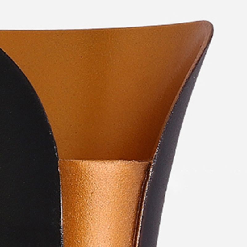 Unique Shade Metal Wall Sconce Modern Style 2- Lights Wall Mounted Light in Black