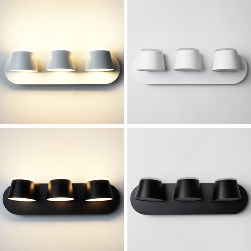 Lámpara de pared de lectura moderna Diconce de pared para el hogar con sombra de metal para dormitorio