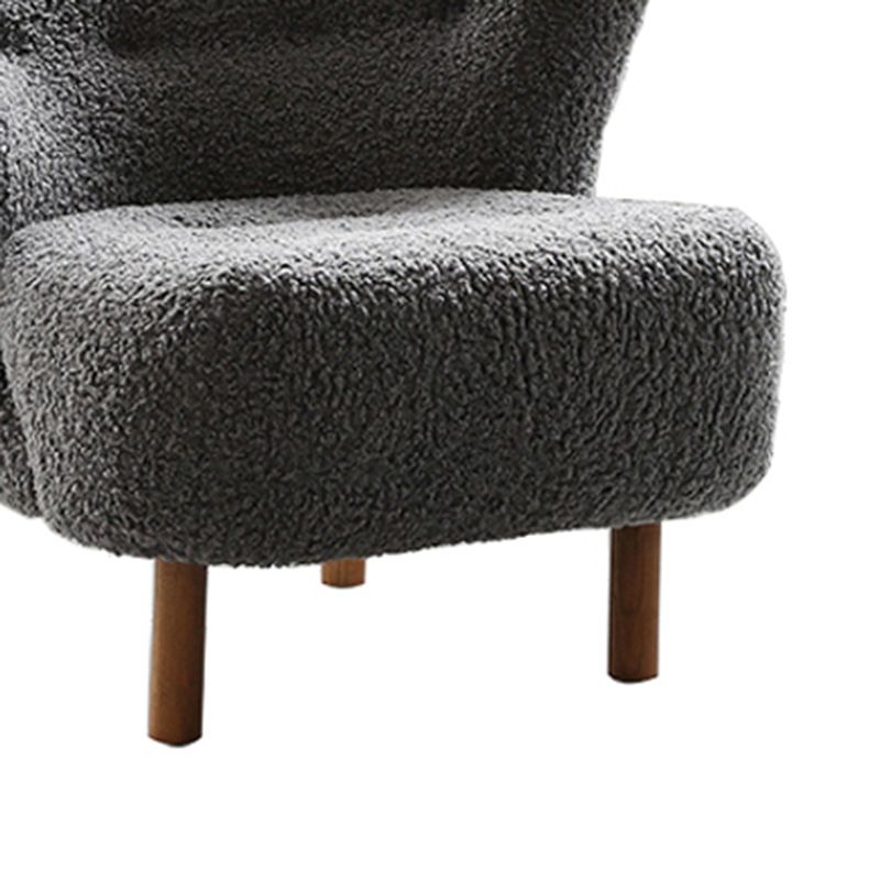 30.7" L x28.3"W x31.4"H Chair Armless Solid Wood Frame Chair