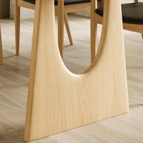 Modern 1/2/4/5 stukken Dinerset massief houten rechthoekige eettafel met stoelen