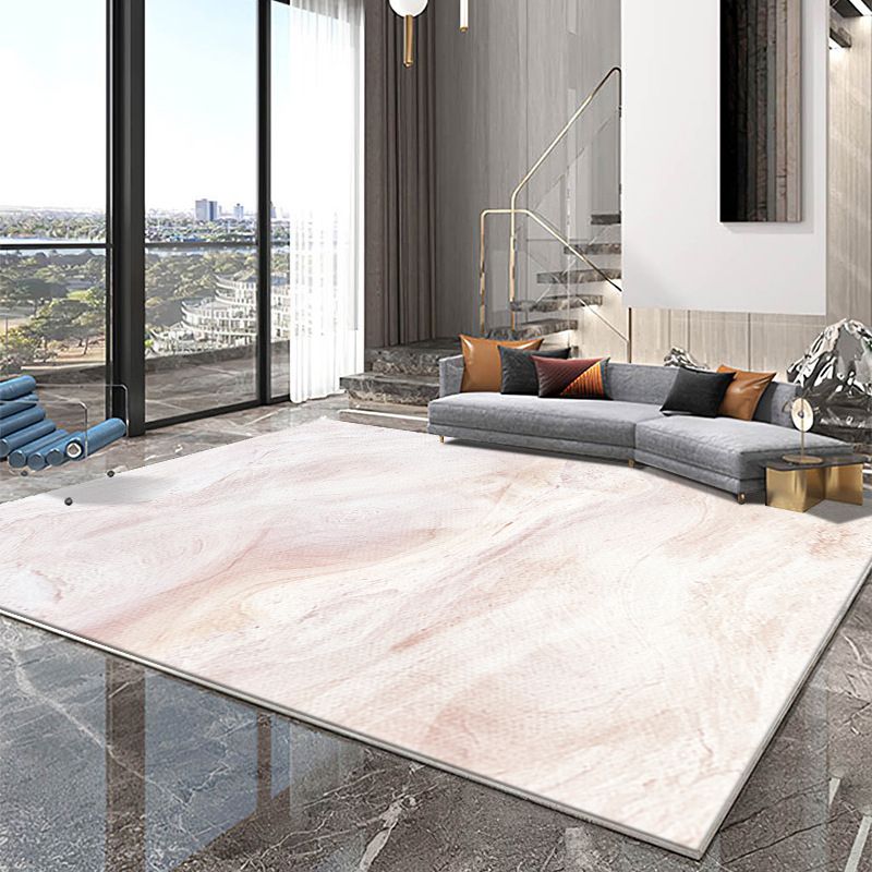 Green Grey Rug Polyester Graphic Indoor Rug Washable Rug for Drawing Room