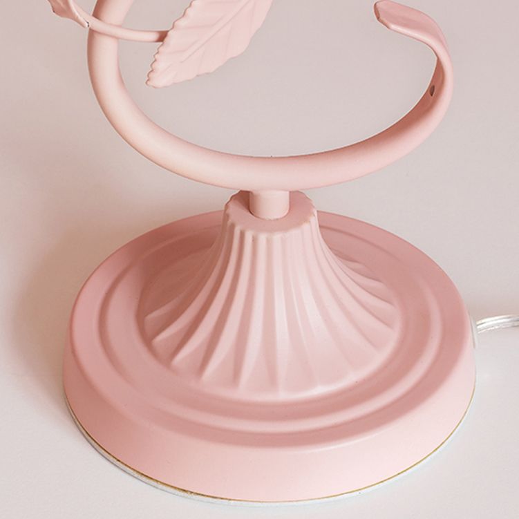 Modern Style Bowl Shape Table Lighting Glass 1 Light Table Lamp for Bedroom