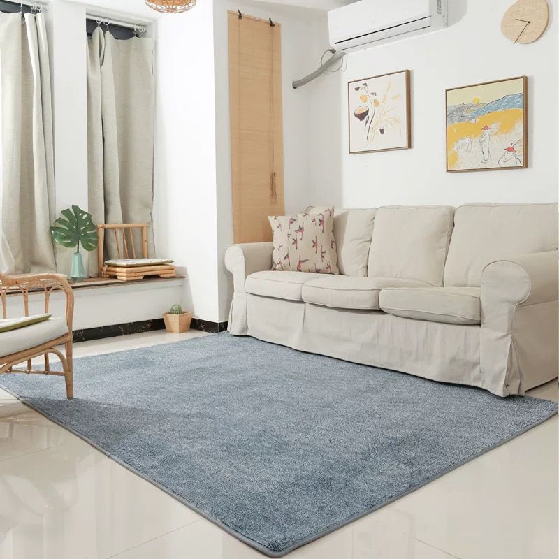 Colorful Area Rug Polyester Area Carpet Anti-Slip Easy Care Rug for Drawing Room
