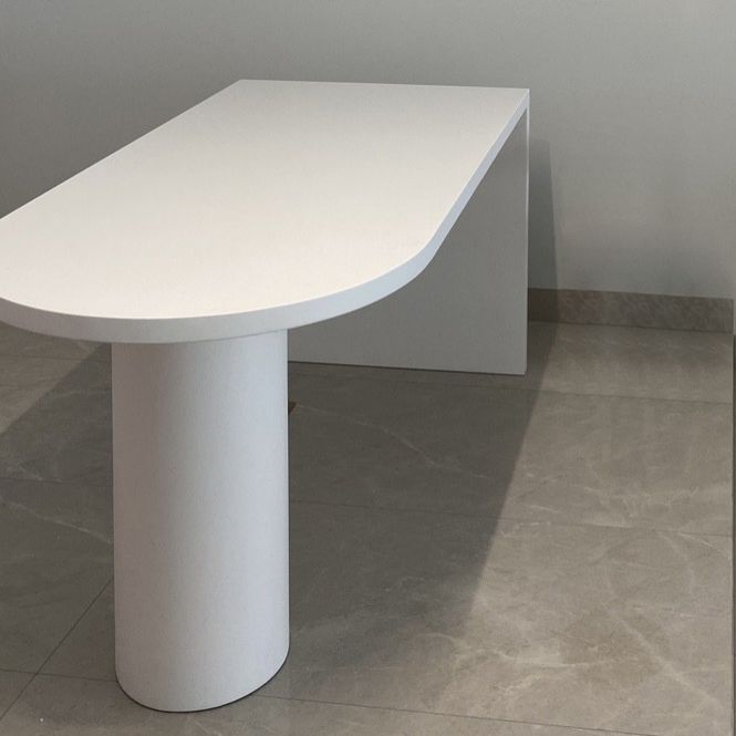 Modern Double Pedestal Bar Height Table Solid Wood Living Room Hall/Pub Table