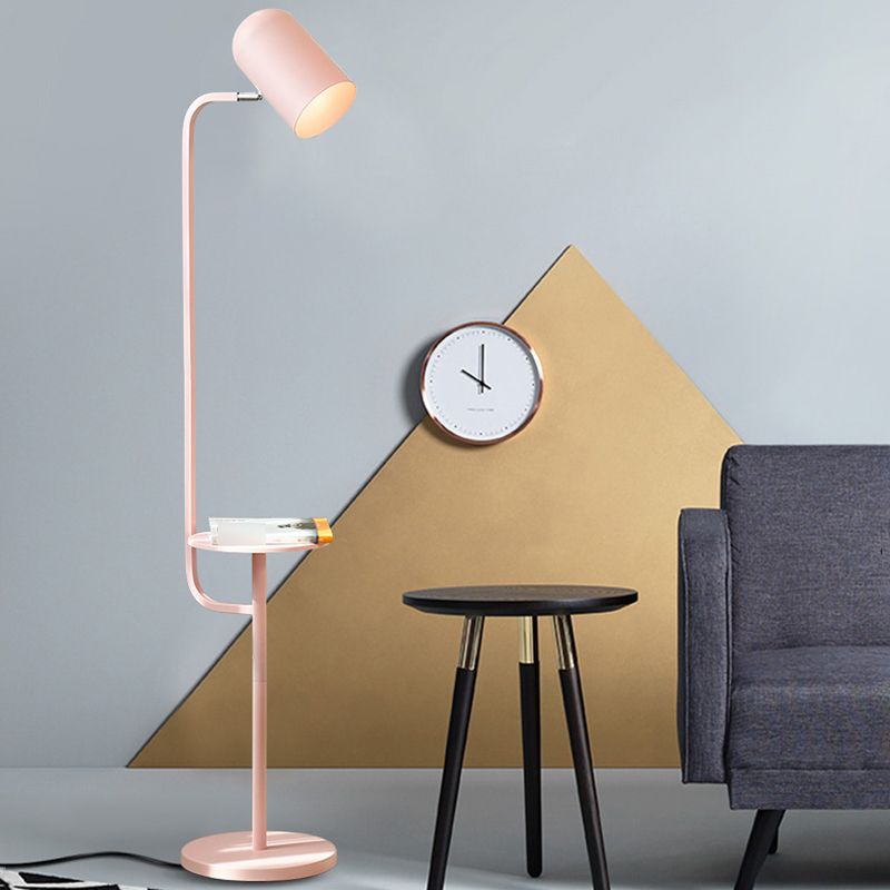 Metal Bell Floor Lamps Modern Style 1 Light Standard Lamps for Living Room