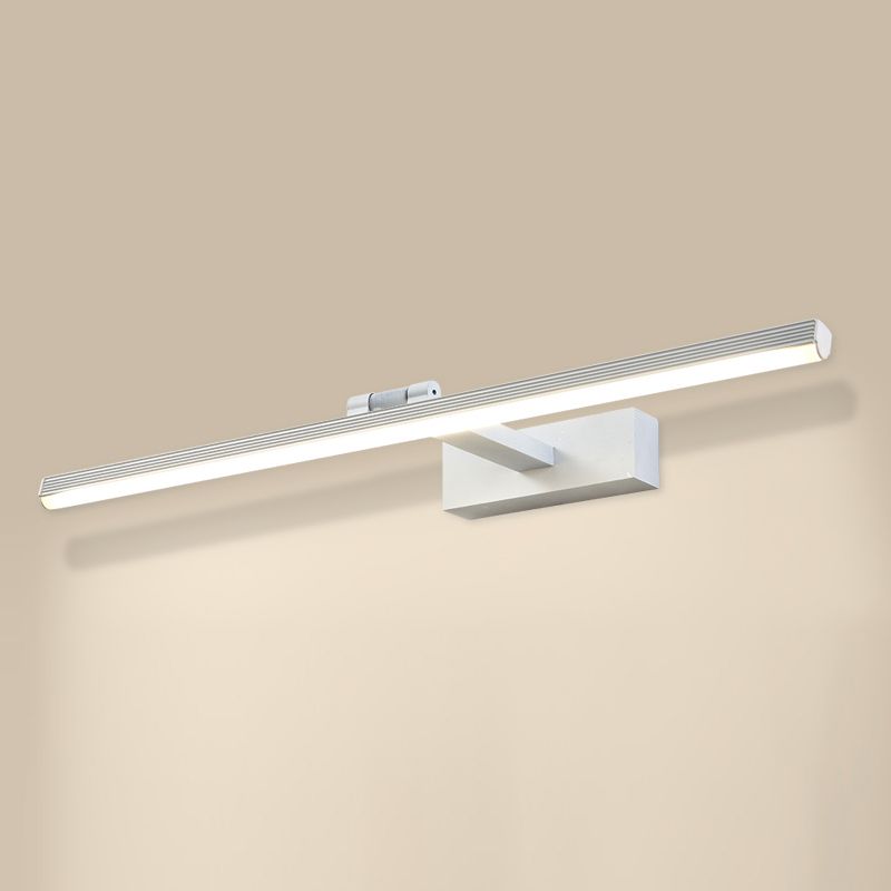 LED Vanity Wall Light Fixtures with Silicone Shade Modern Mirror Front Light