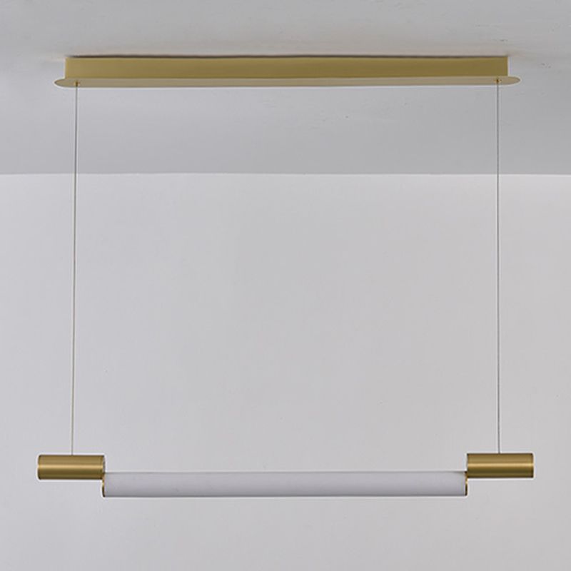 Style moderne pendentif linéaire acrylique 1 luminaire léger de l'île