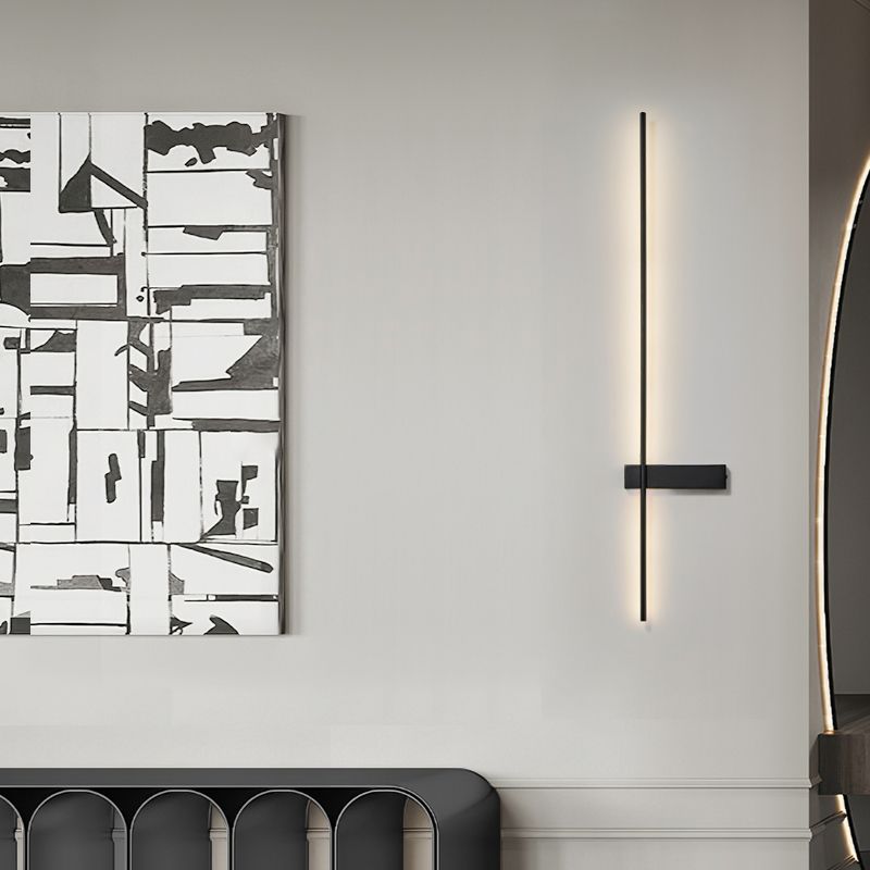 Contemporary Metal Wall Lighting Ideas Black Wall Lamp for Living Room