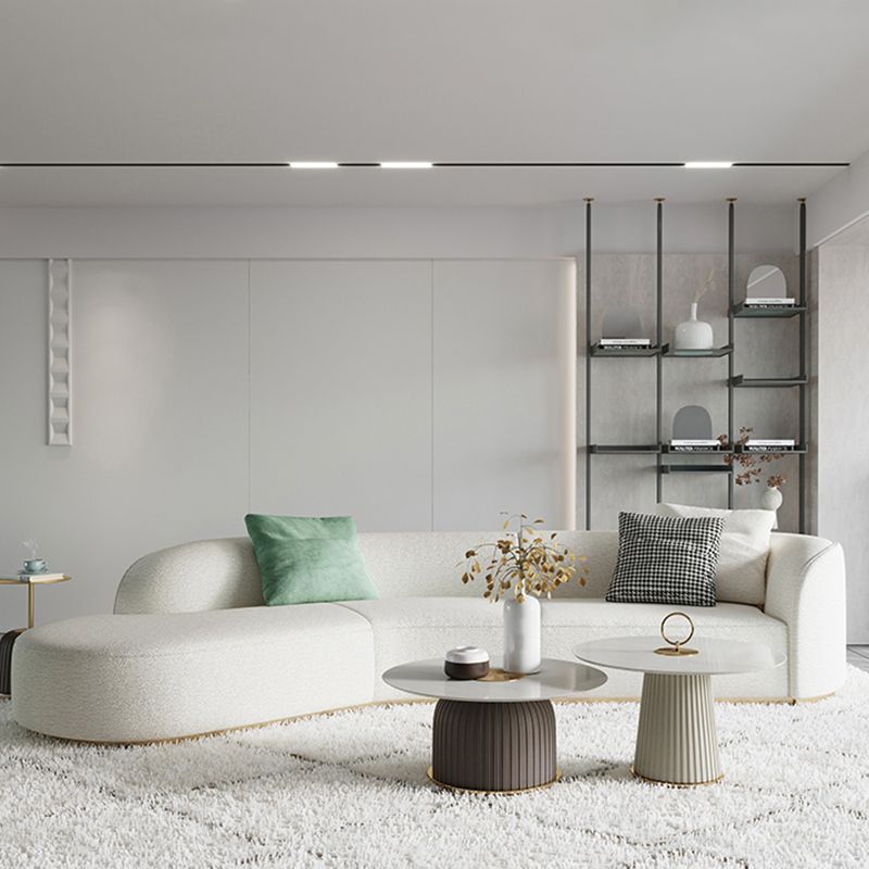 Divano posteriore a miscela in poliestere ultramoderna 27,56 "di divano ad alto smoking