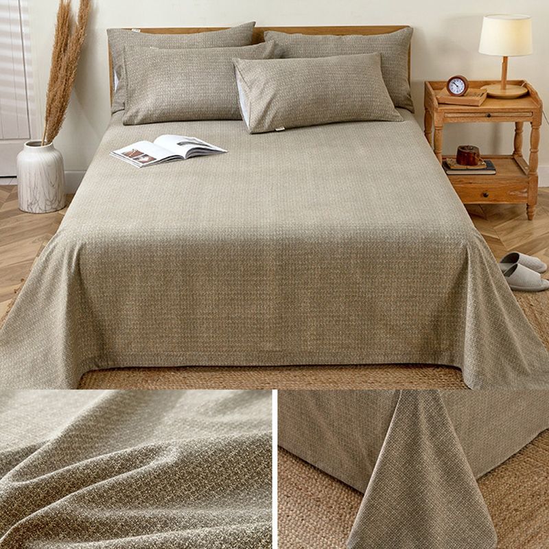 1 and 3 Piece Fitted Sheet Sateen Weave Bed Sheet Set Breathable Sheet