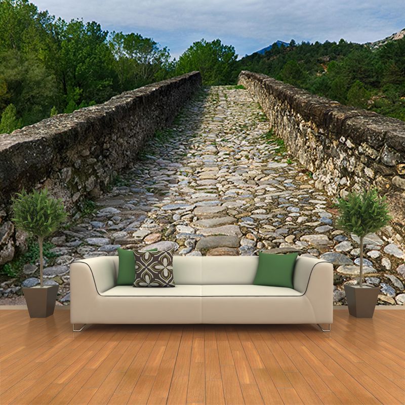 Space Extension Wall Mural Modern Style Mildew Resistant for Decoration