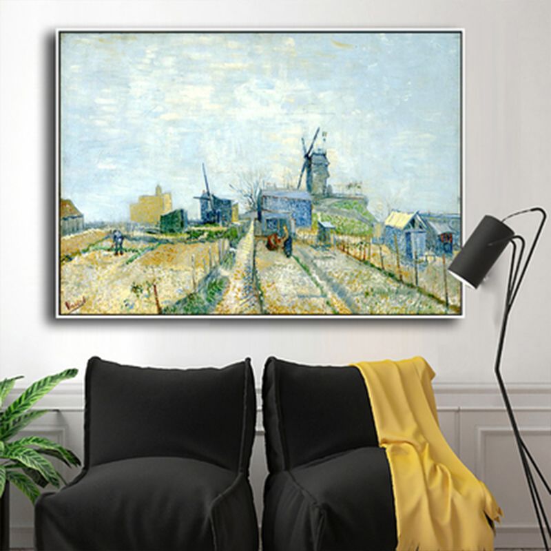 Van Gogh – peinture sur toile de couleur douce, impression d'art mural de terres agricoles pour la décoration de la maison