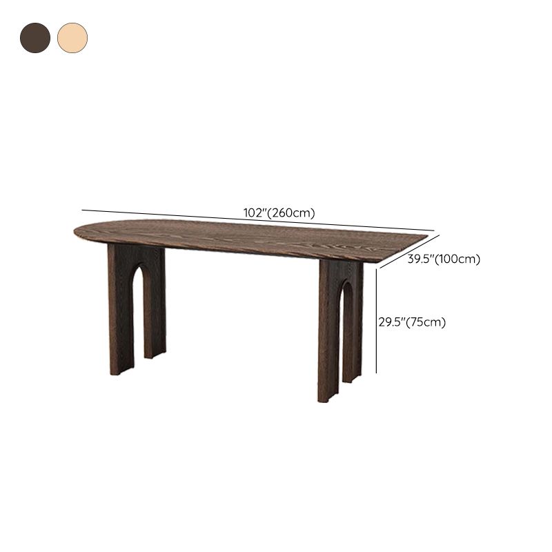 Solid Wood Dining Room Dinner Kitchen Table Contemporary Dining Table