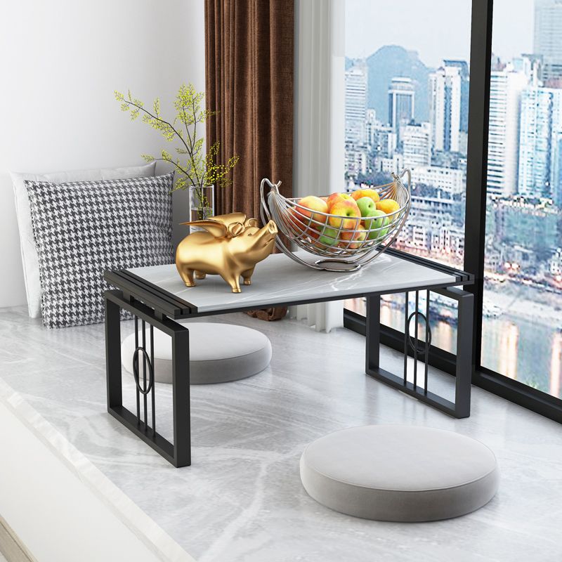 11.81" Tall Sled 1 Single Coffee Table Rectangular Cocktail Table