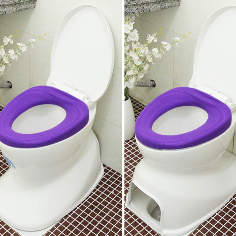 Modern Plastic Toilet Floor Mounted Toilet Bowl with Slow Close Seat for Bathroom
