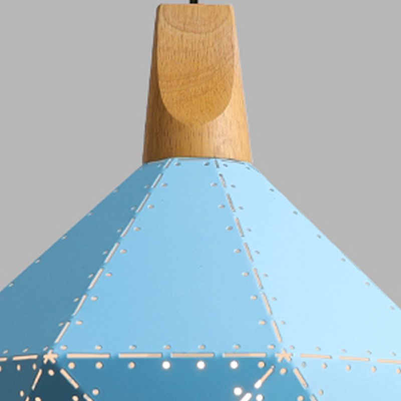 Geométric Hanging Lights Modern Style Metal 1 Kit d'éclairage léger pour le salon