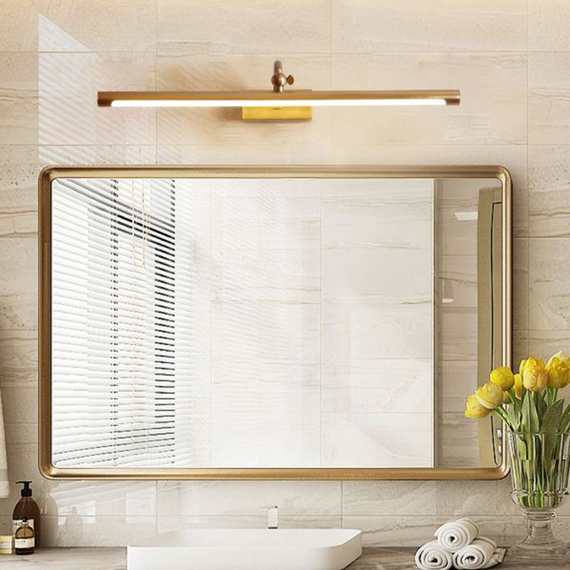 Lámparas de pared LED geométricas de estilo moderno metal 1 luces de montura de pared de espejo de 1 luces