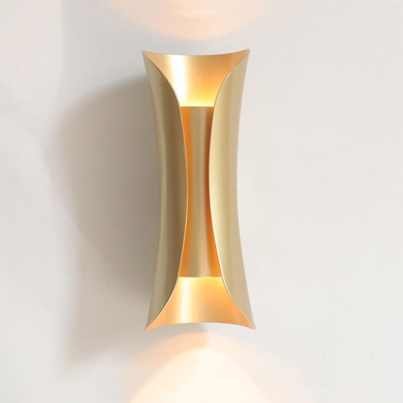 2-Lights Metal Simplicity Wall Lamp Post-modern Style Dining Room Aisle Wall Mounted Light