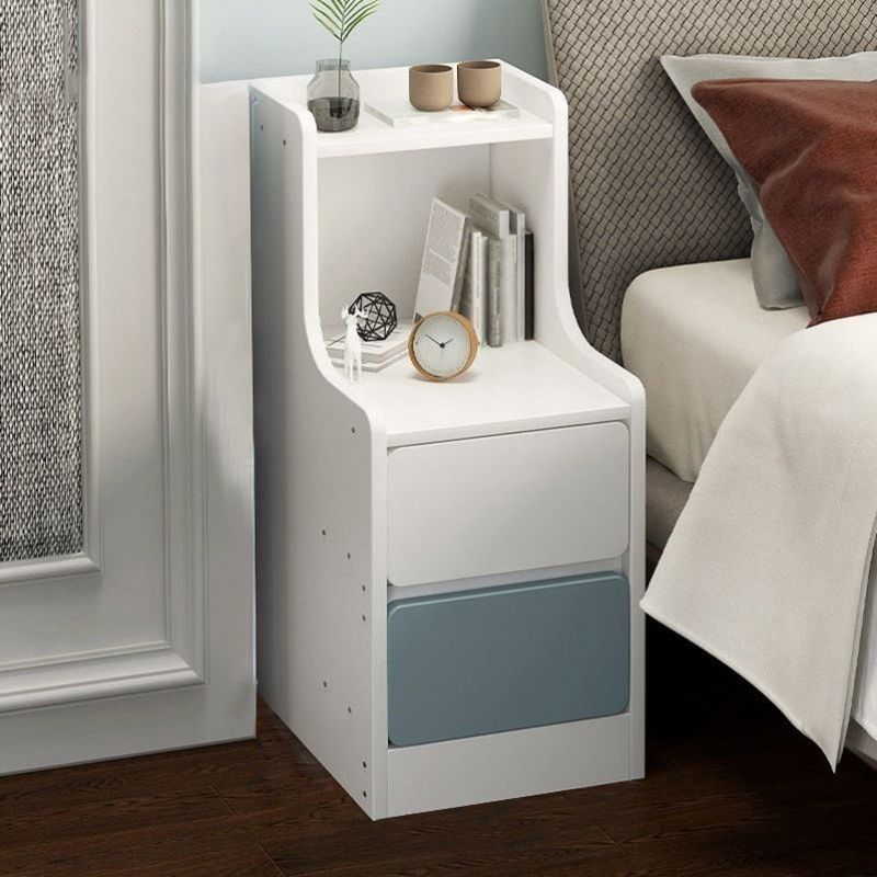 Contemporary Rectangle Manufactured Wood Grooves Accent Chest