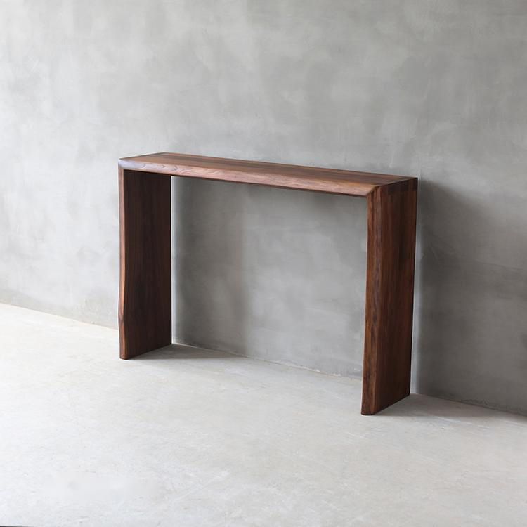 12 Inch Wide Accent Table Mid-Century Modern Rectangle Console Table