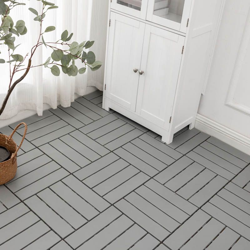 Classical Wood Outdoor Flooring Interlocking Patio Flooring Tiles