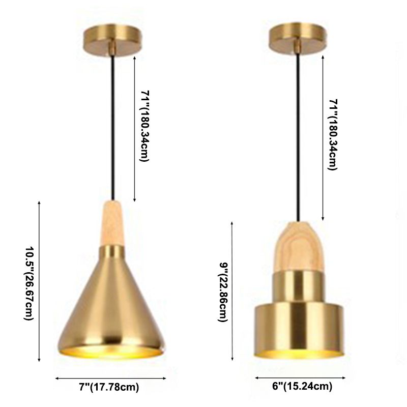 Zeitgenössische Deckenleuchte mit Metallschatten für Wohnzimmer