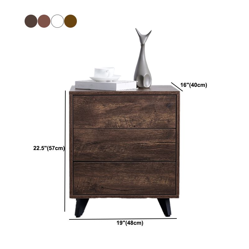 15.74" Wide Contemporary Accent Chest with Drawers Rectangle  Wood Chest