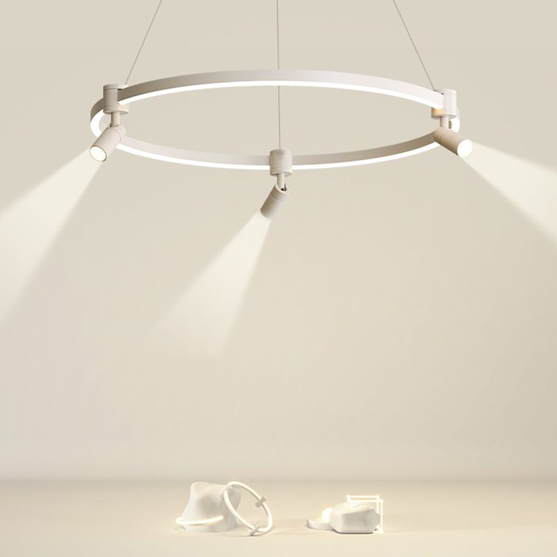 Candeliers contemporáneos accesorios de iluminación colgante orbicular araña de metal orbe para sala de estar